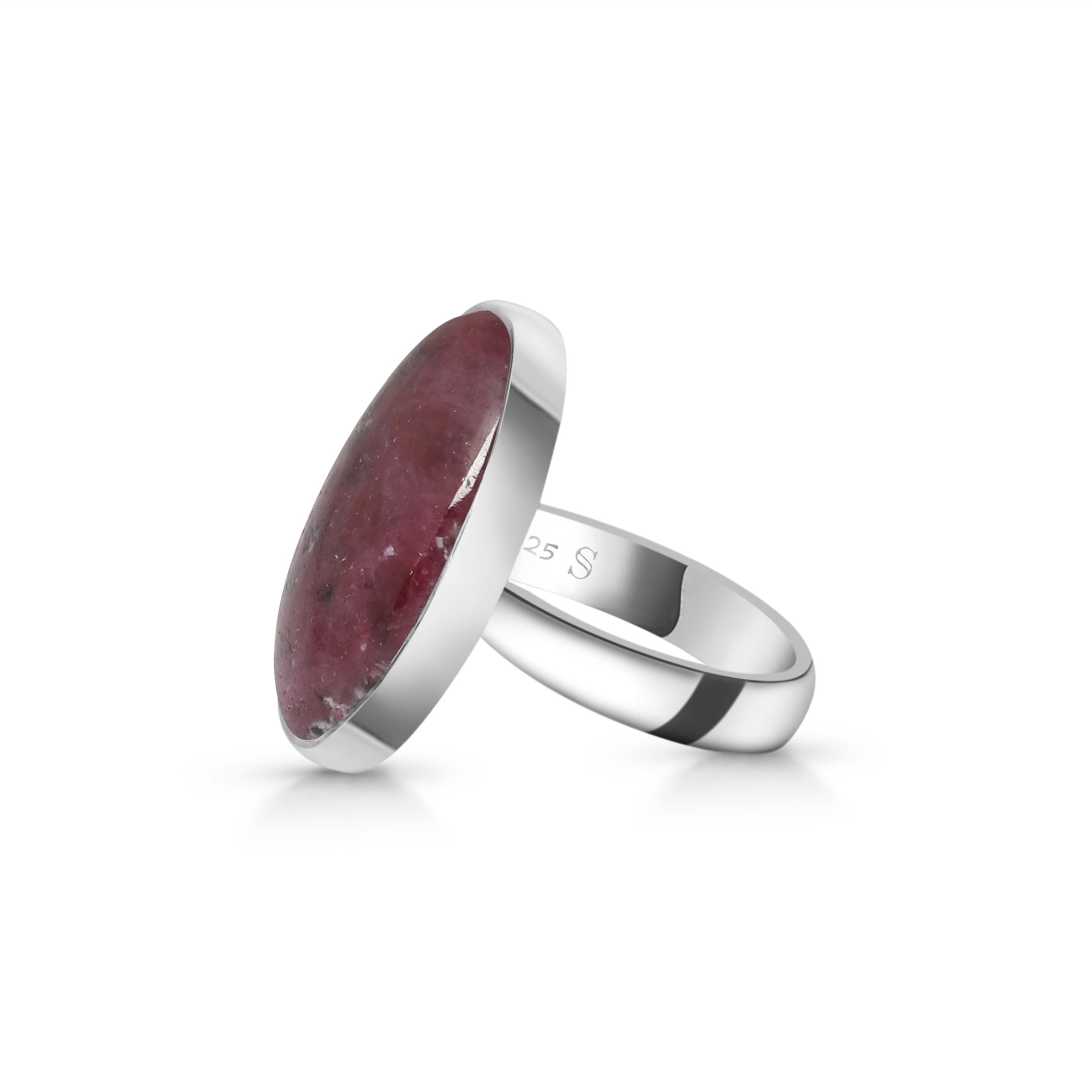 Pink Ruby Zoisite Adjustable Ring-(RZS-R-34.)