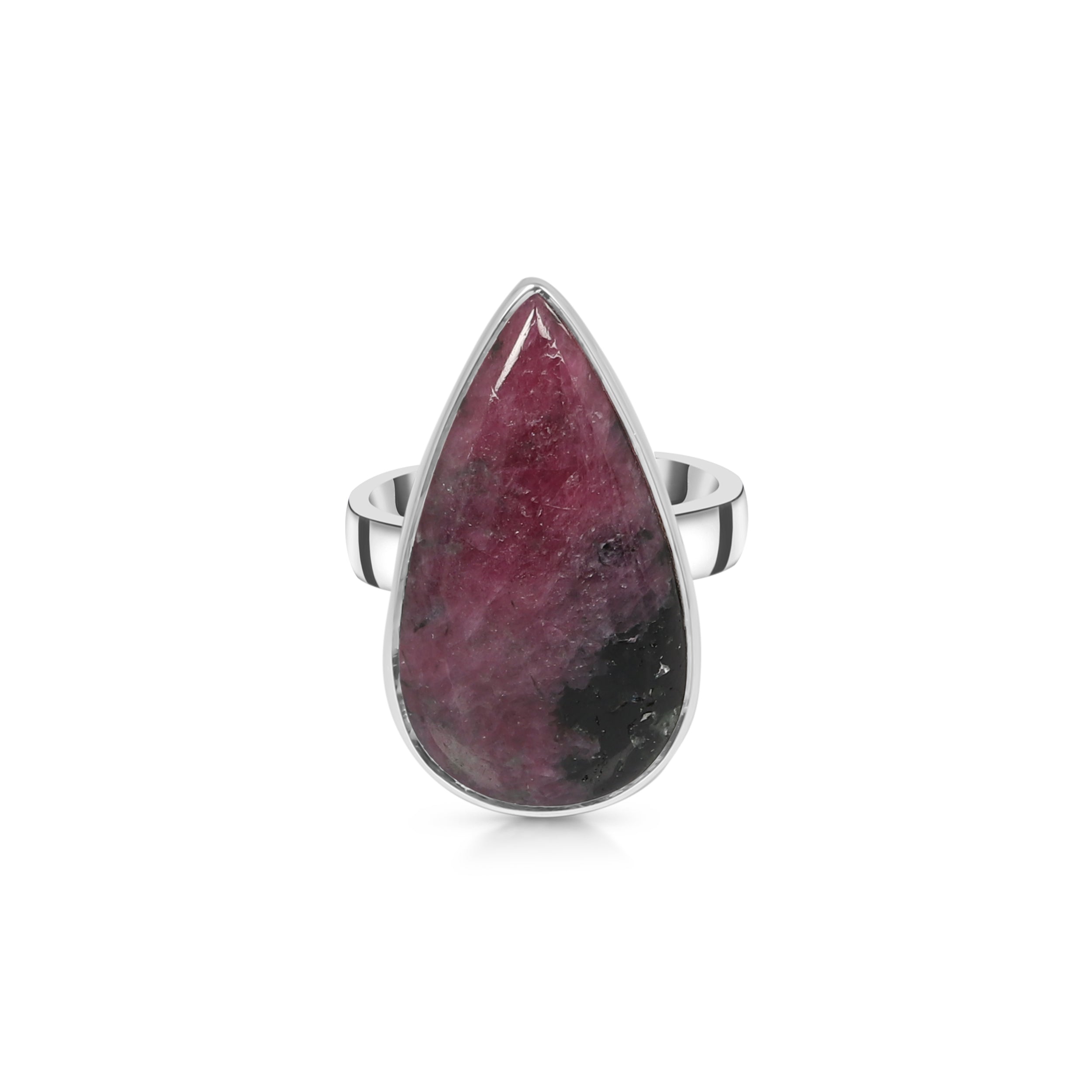 Pink Ruby Zoisite Adjustable Ring-(RZS-R-35.)