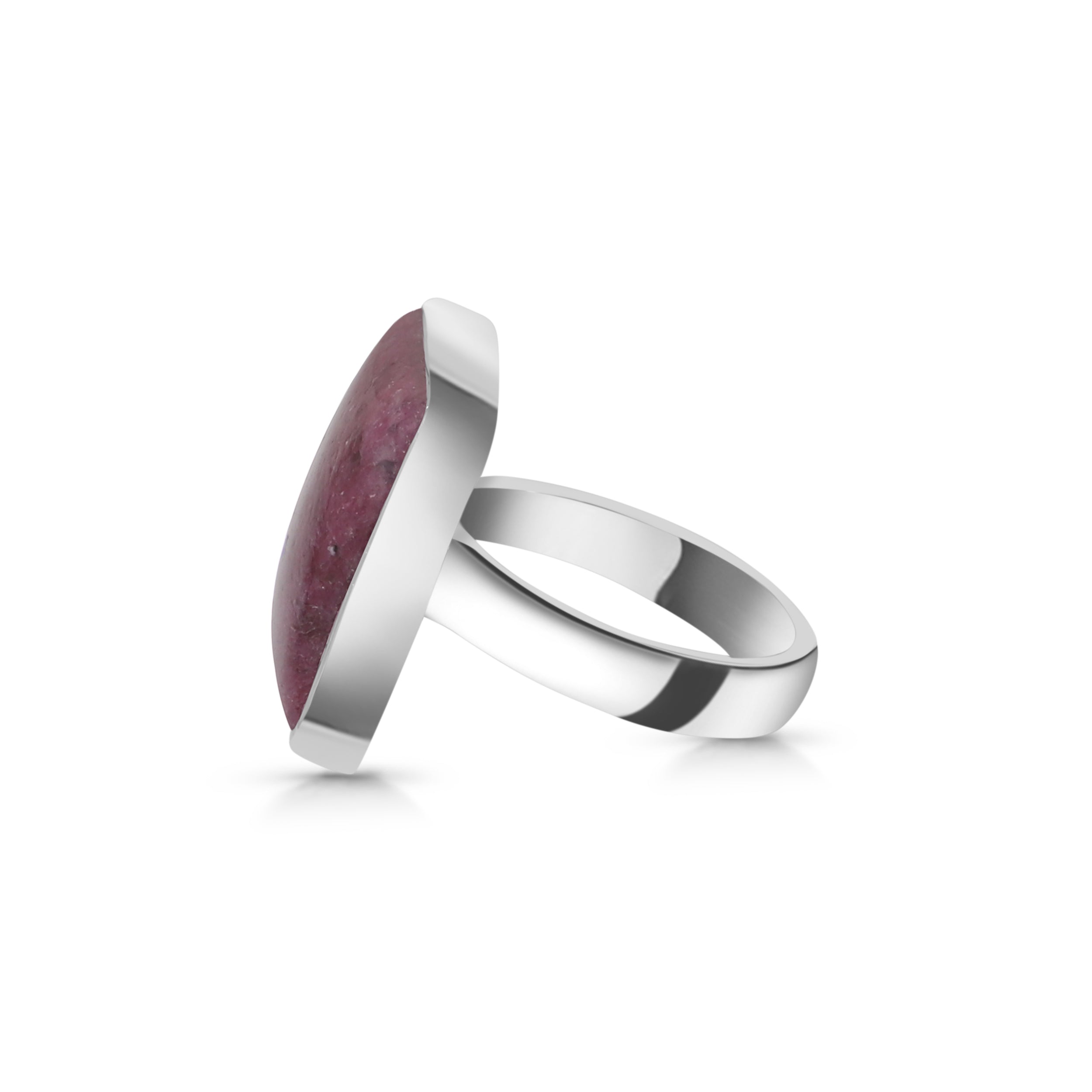 Pink Ruby Zoisite Adjustable Ring-(RZS-R-36.)