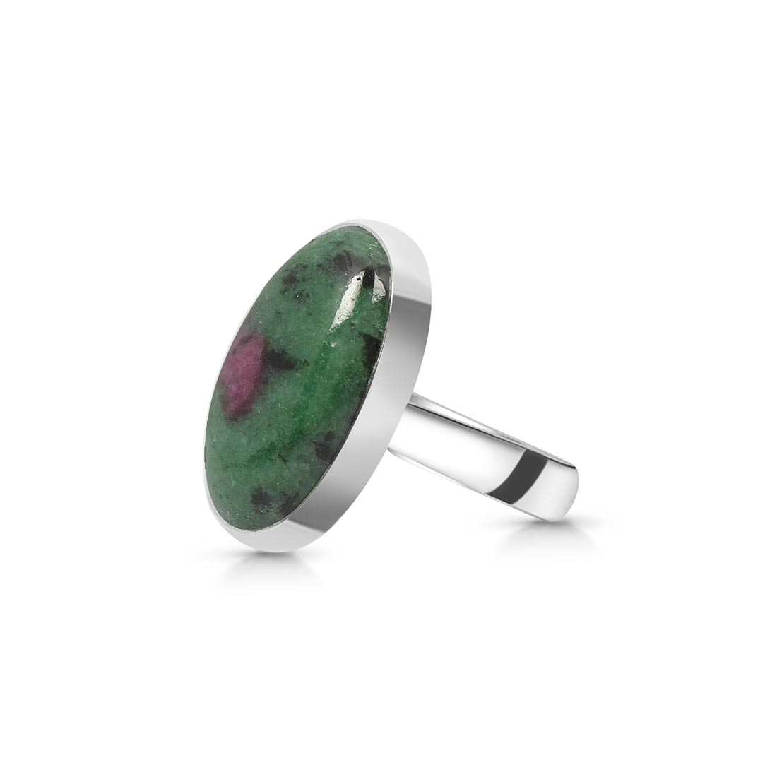 Ruby Zoisite Adjustable Ring-(RZS-R-38)