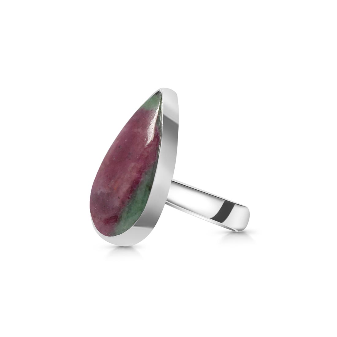 Ruby Zoisite Adjustable Ring-(RZS-R-40)