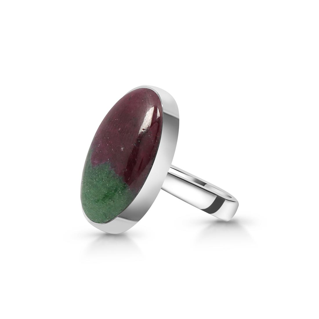 Ruby Zoisite Adjustable Ring-(RZS-R-41)