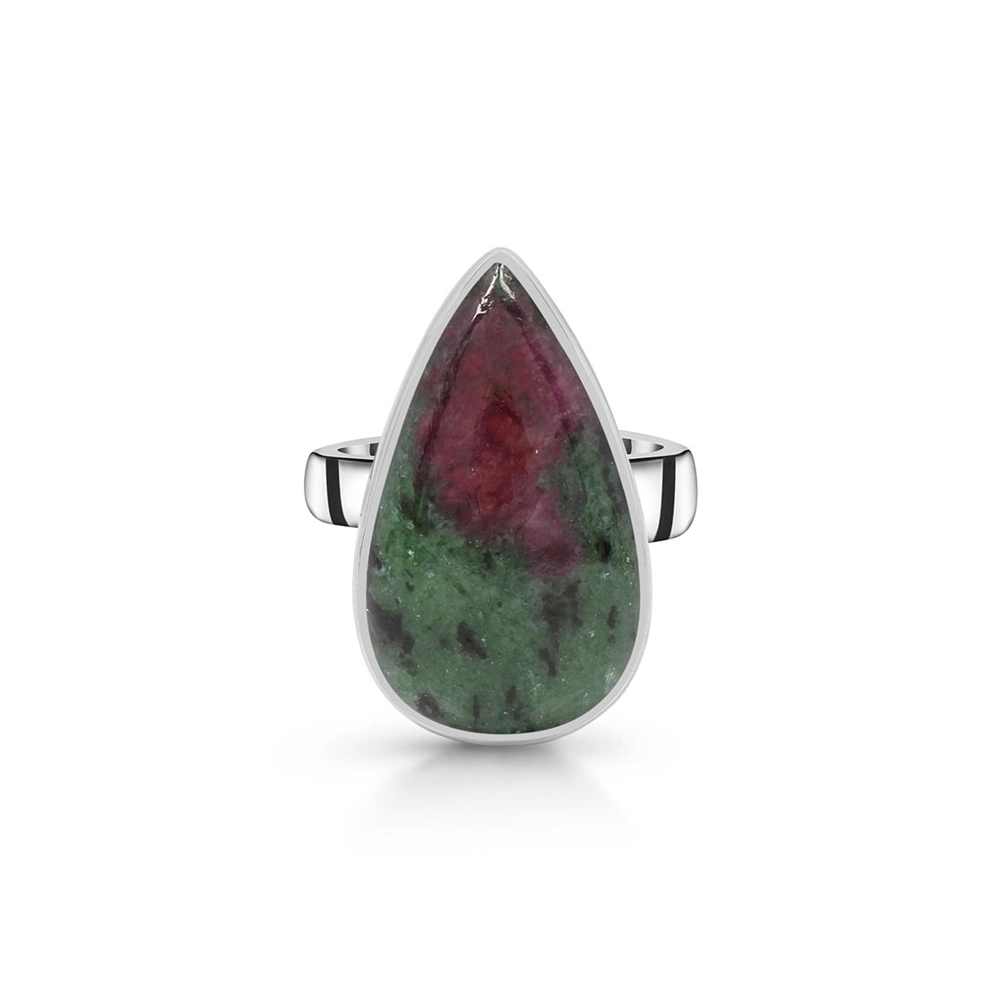 Ruby Zoisite Adjustable Ring-(RZS-R-45)