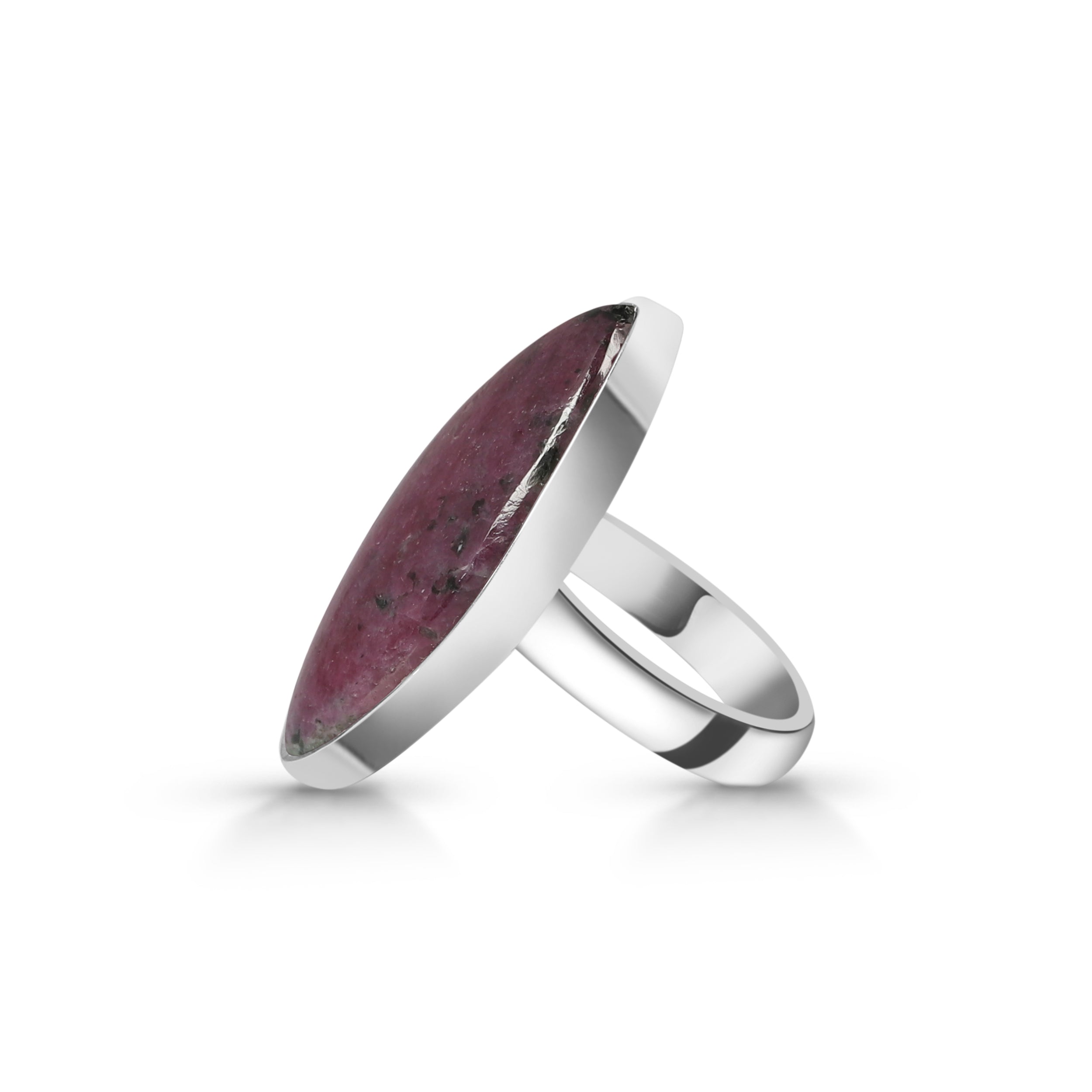 Pink Ruby Zoisite Adjustable Ring-(RZS-R-5.)