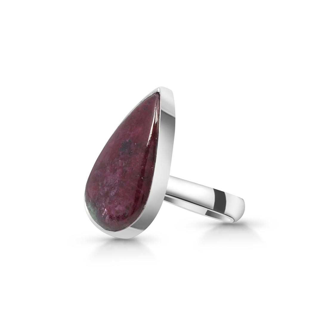 Ruby Zoisite Adjustable Ring-(RZS-R-50)