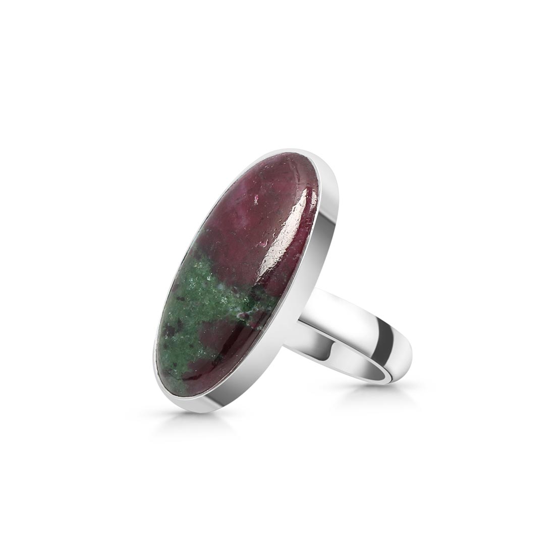 Ruby Zoisite Adjustable Ring-(RZS-R-69)