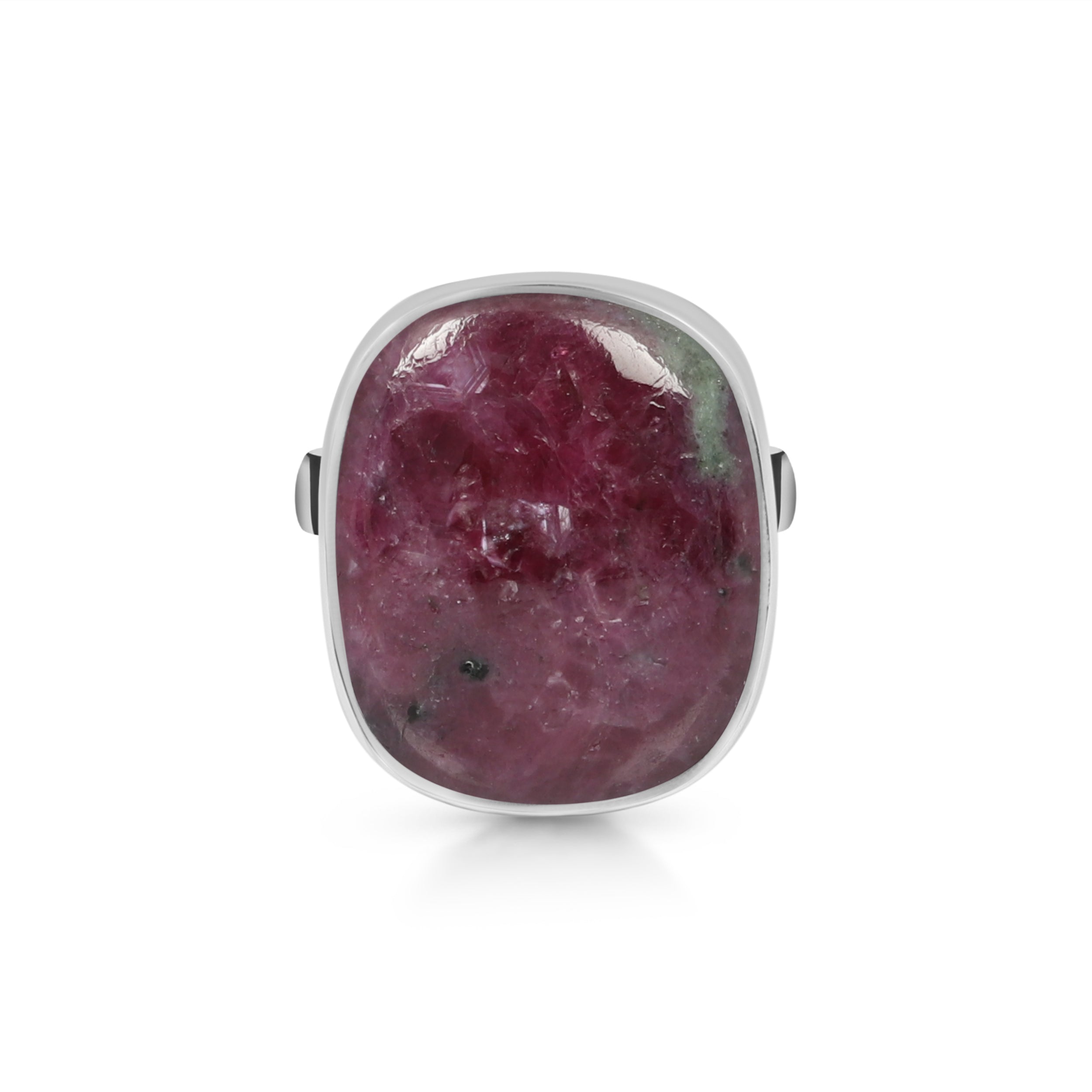 Pink Ruby Zoisite Adjustable Ring-(RZS-R-7.)