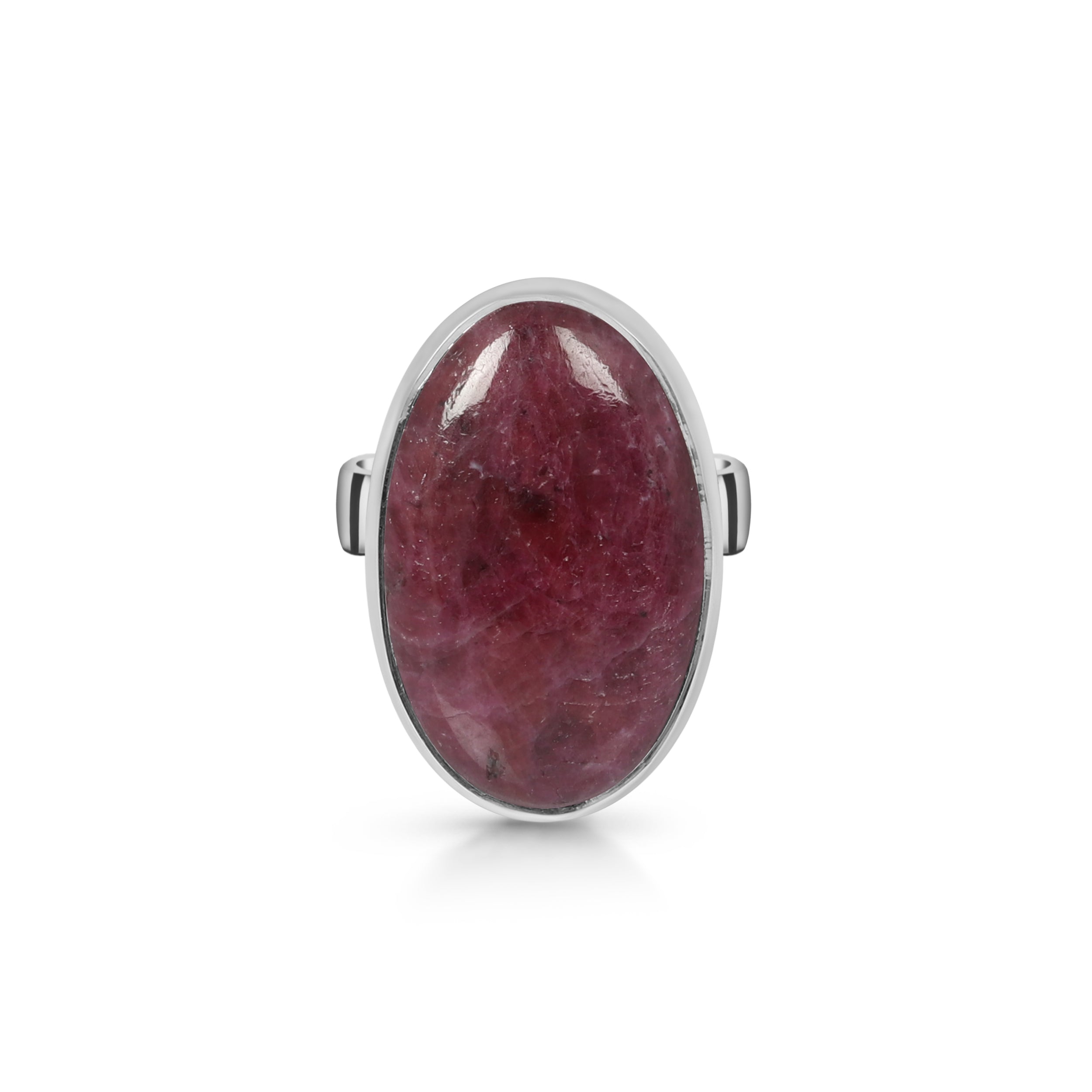 Pink Ruby Zoisite Adjustable Ring-(RZS-R-8.)