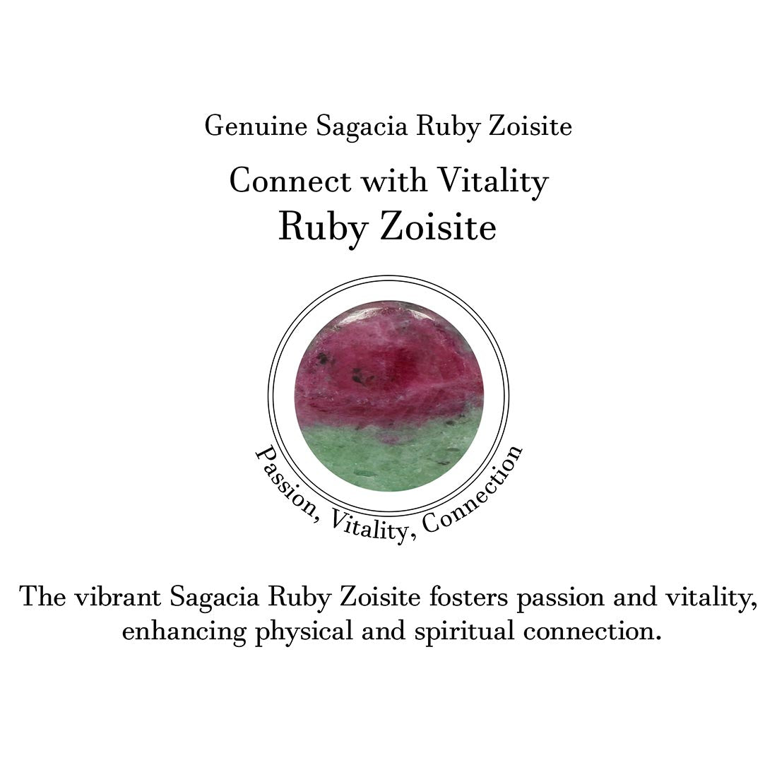 Ruby Zoisite Adjustable Ring-(RZS-R-40)
