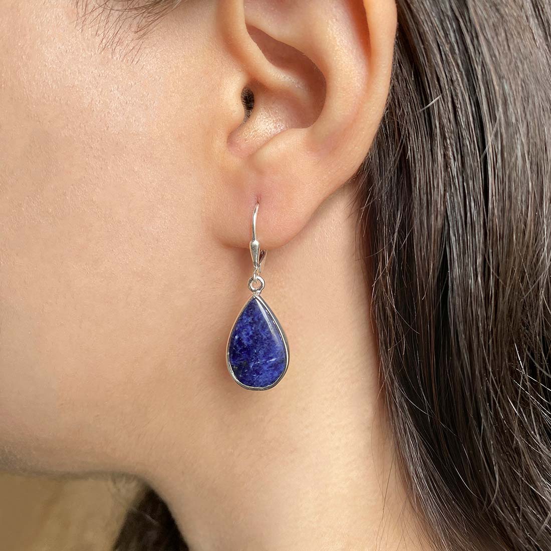 Sodalite Earring-(SDL-E-1.)