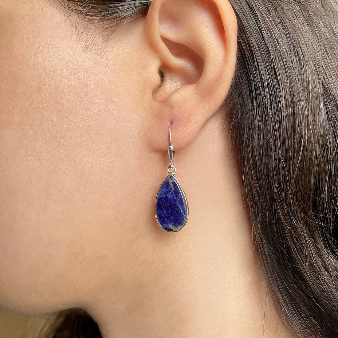 Sodalite Earring-(SDL-E-13.)