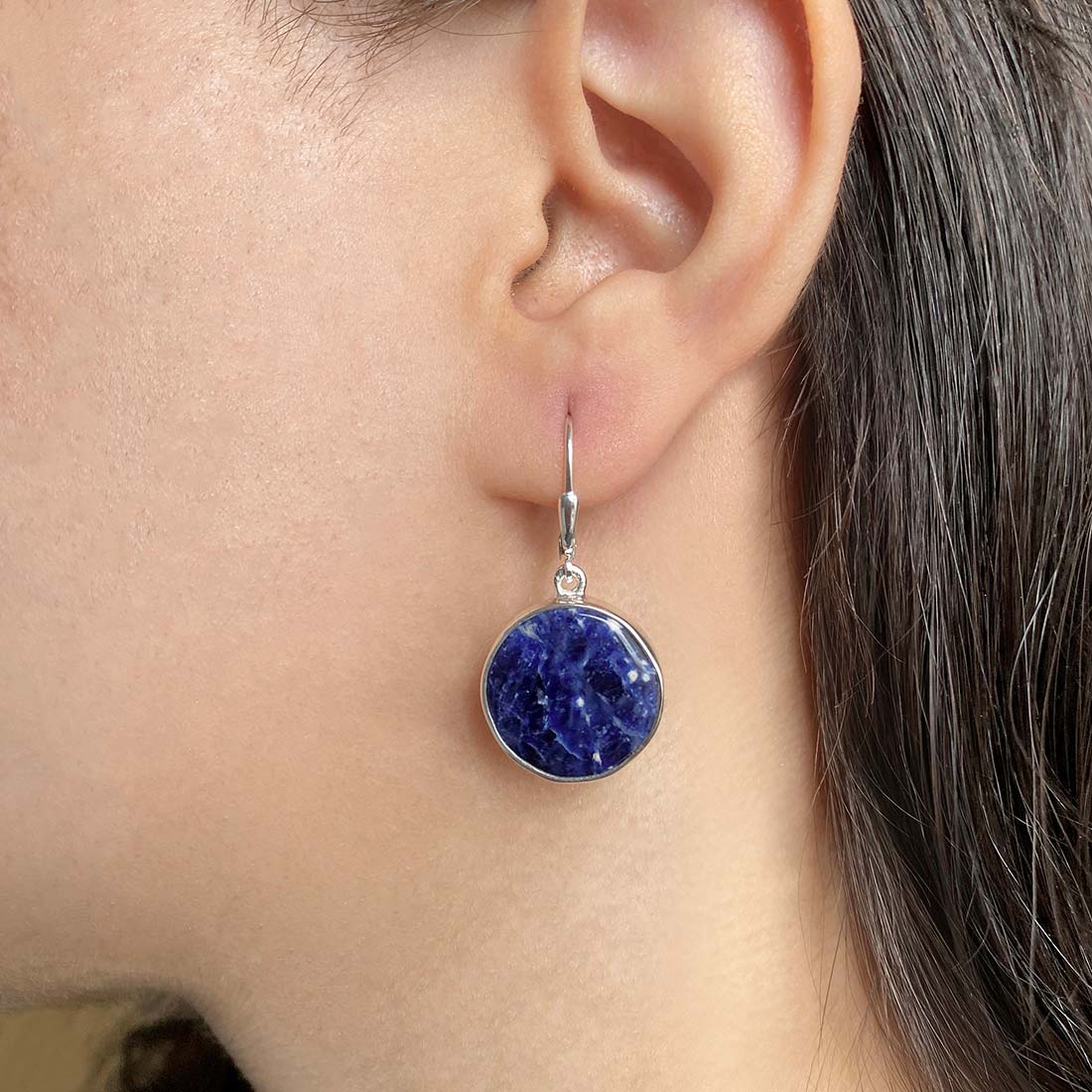 Sodalite Earring-(SDL-E-23.)