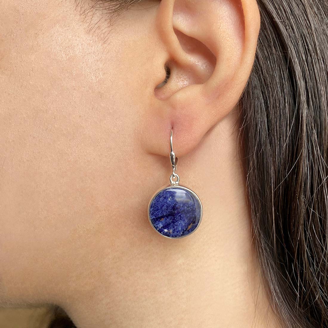 Sodalite Earring-(SDL-E-25.)