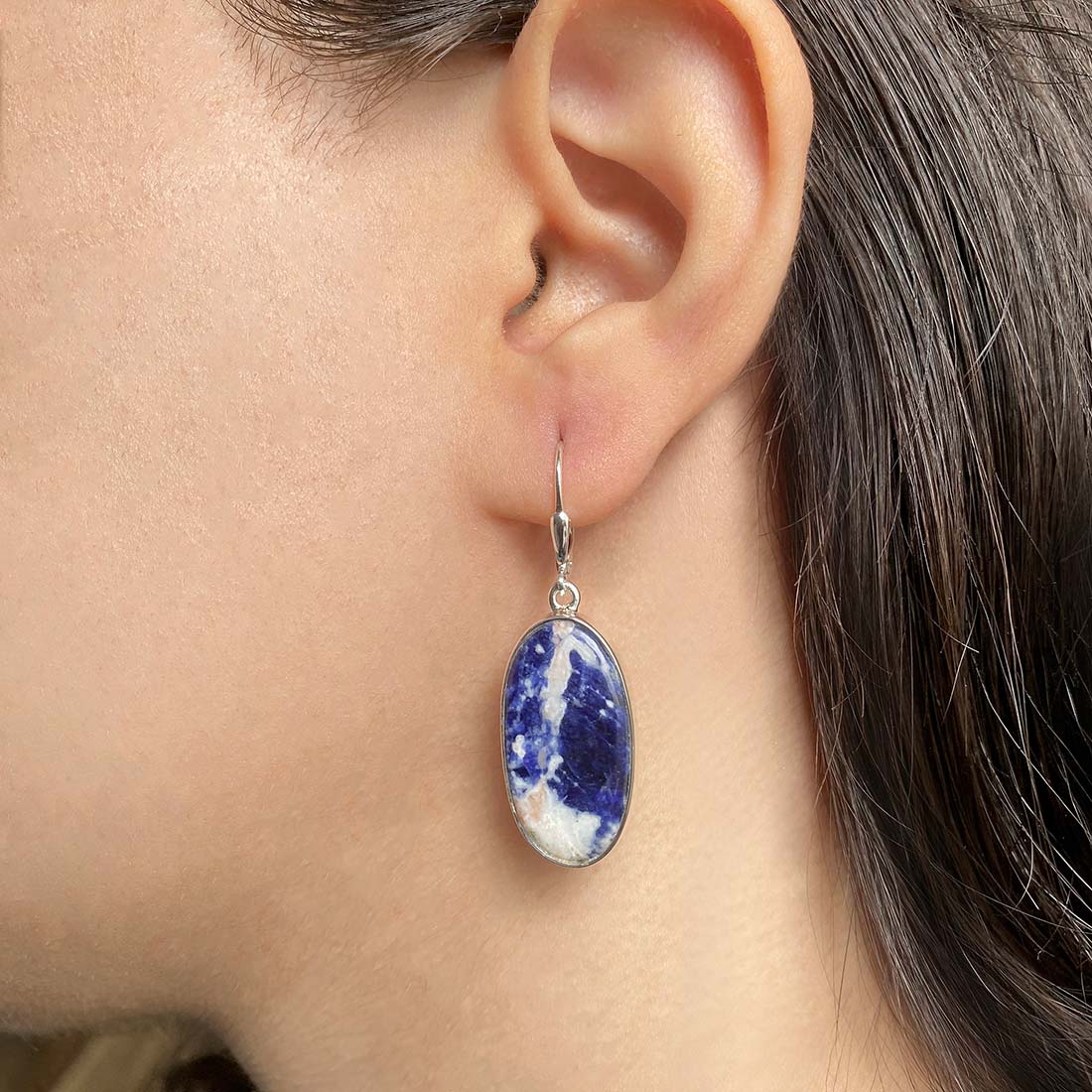 Sodalite Earring-(SDL-E-31.)