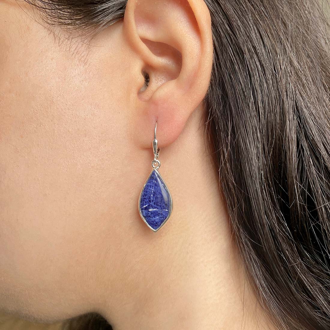 Sodalite Earring-(SDL-E-4.)