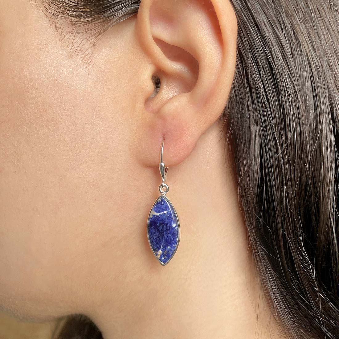 Sodalite Earring-(SDL-E-5.)