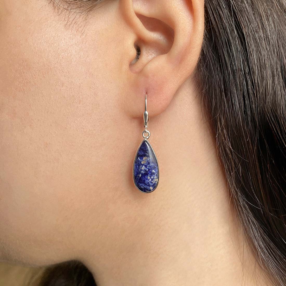 Sodalite Earring-(SDL-E-7.)