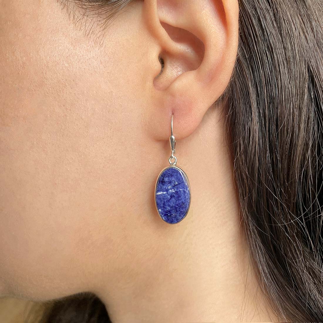 Sodalite Earring-(SDL-E-9.)