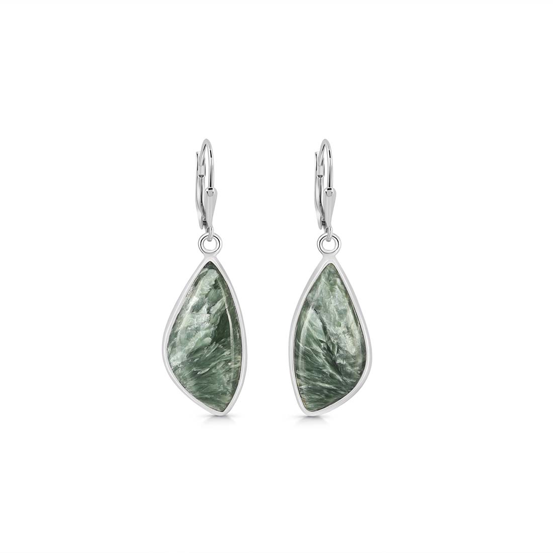 Seraphinite Earring-(SER-E-1.)