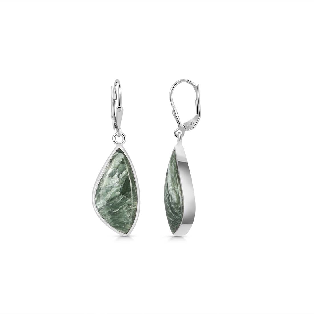 Seraphinite Earring-(SER-E-1.)