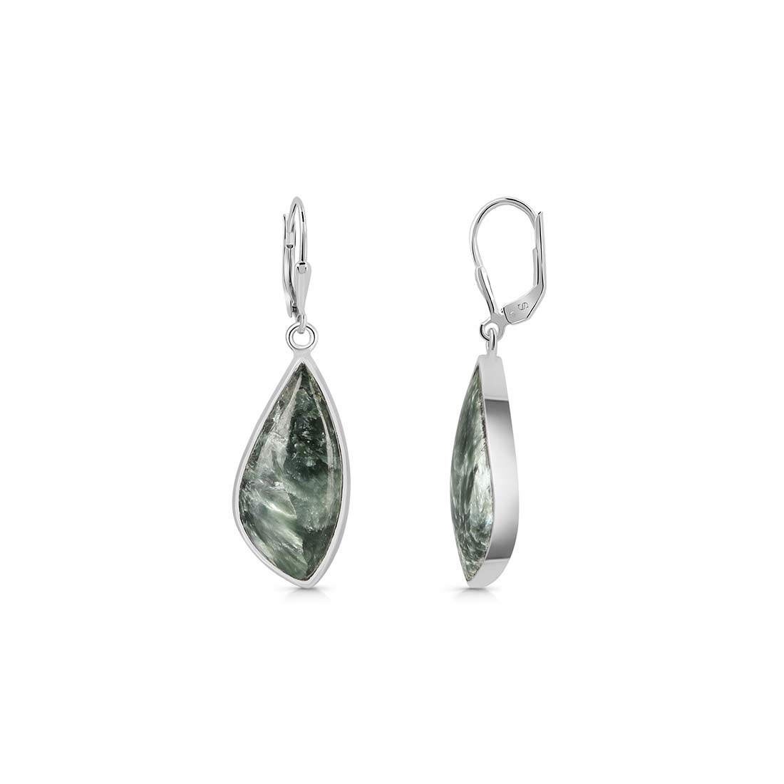 Seraphinite Earring-(SER-E-10.)