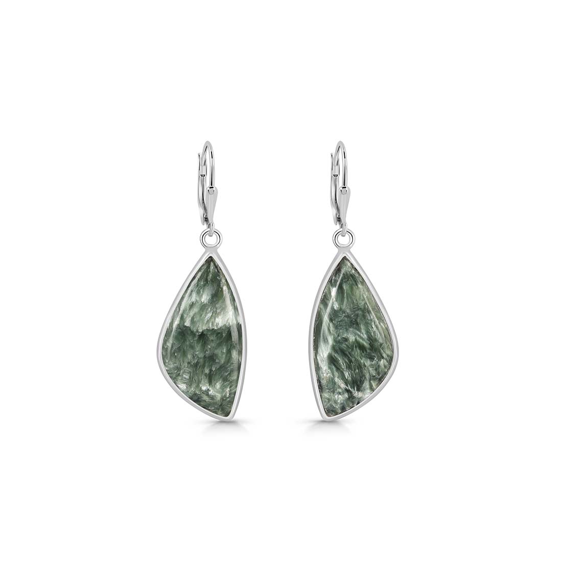 Seraphinite Earring-(SER-E-11.)