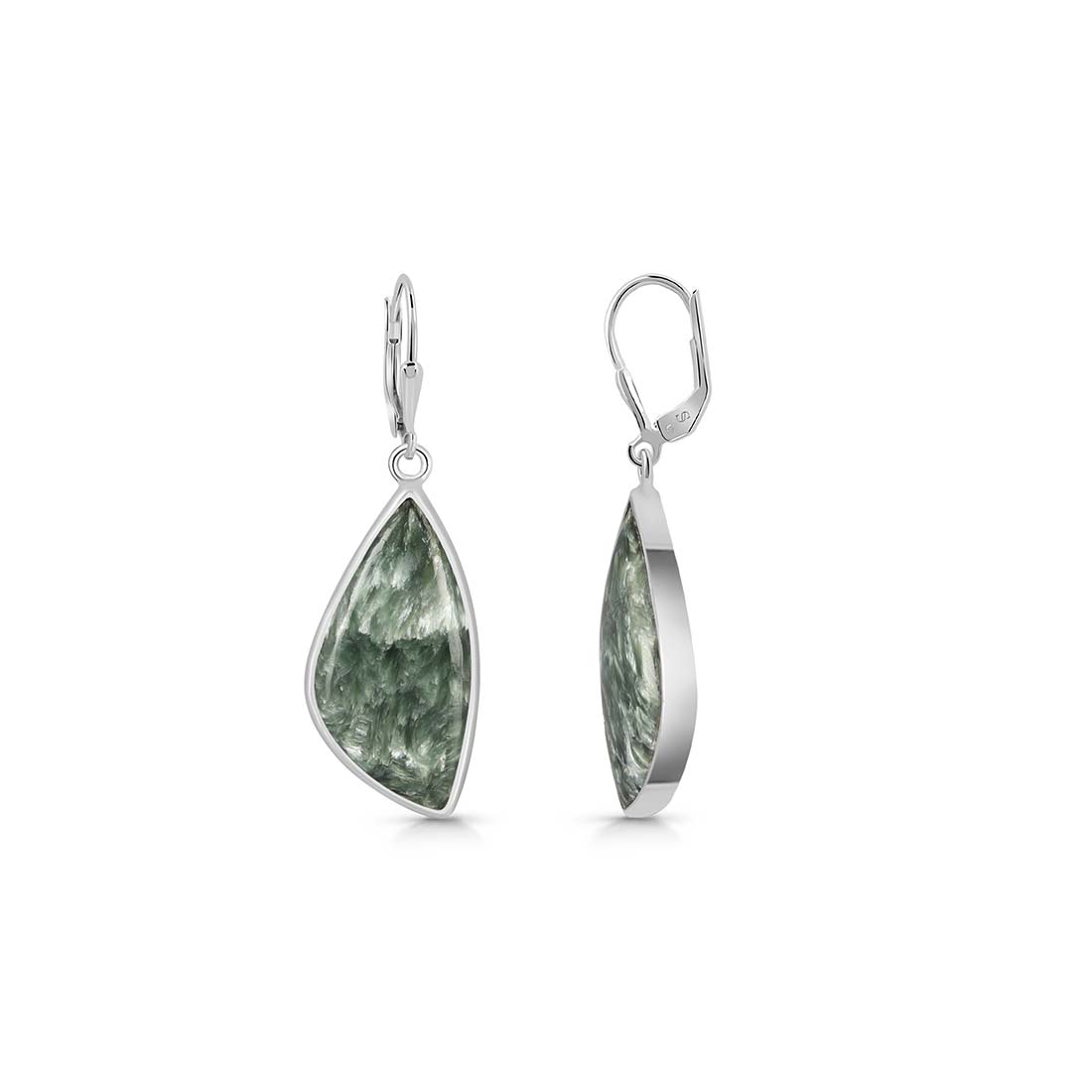 Seraphinite Earring-(SER-E-11.)