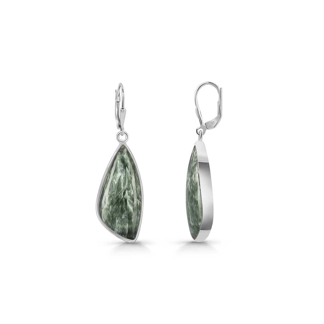 Seraphinite Earring-(SER-E-12.)