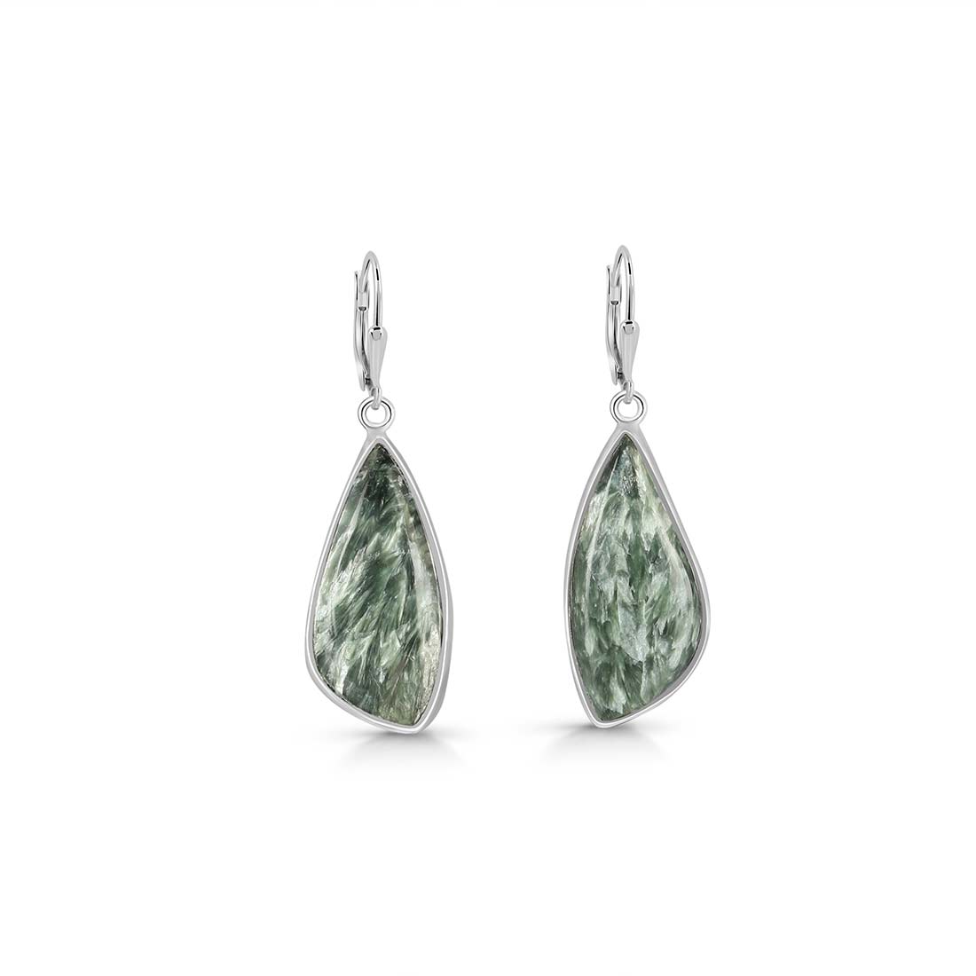 Seraphinite Earring-(SER-E-13.)