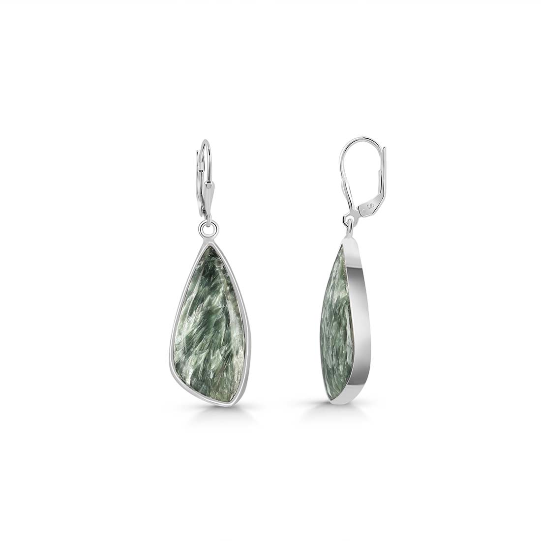 Seraphinite Earring-(SER-E-13.)