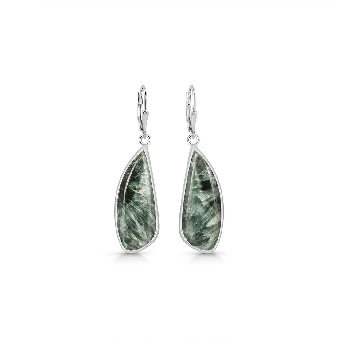 Seraphinite Earring-(SER-E-14.)