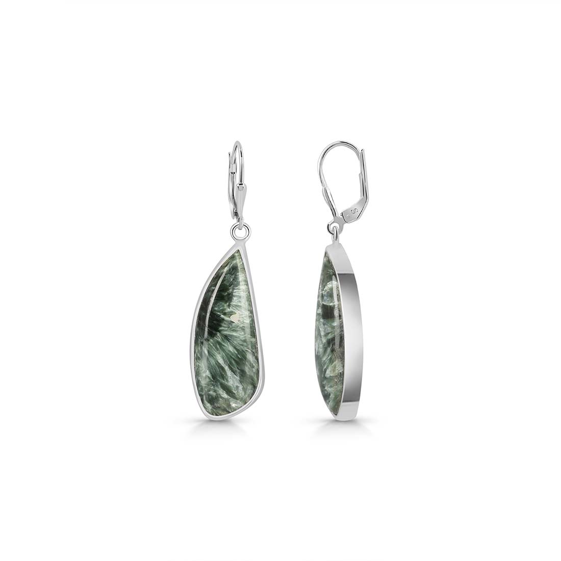 Seraphinite Earring-(SER-E-14.)