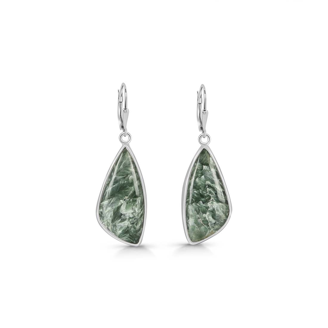 Seraphinite Earring-(SER-E-15.)