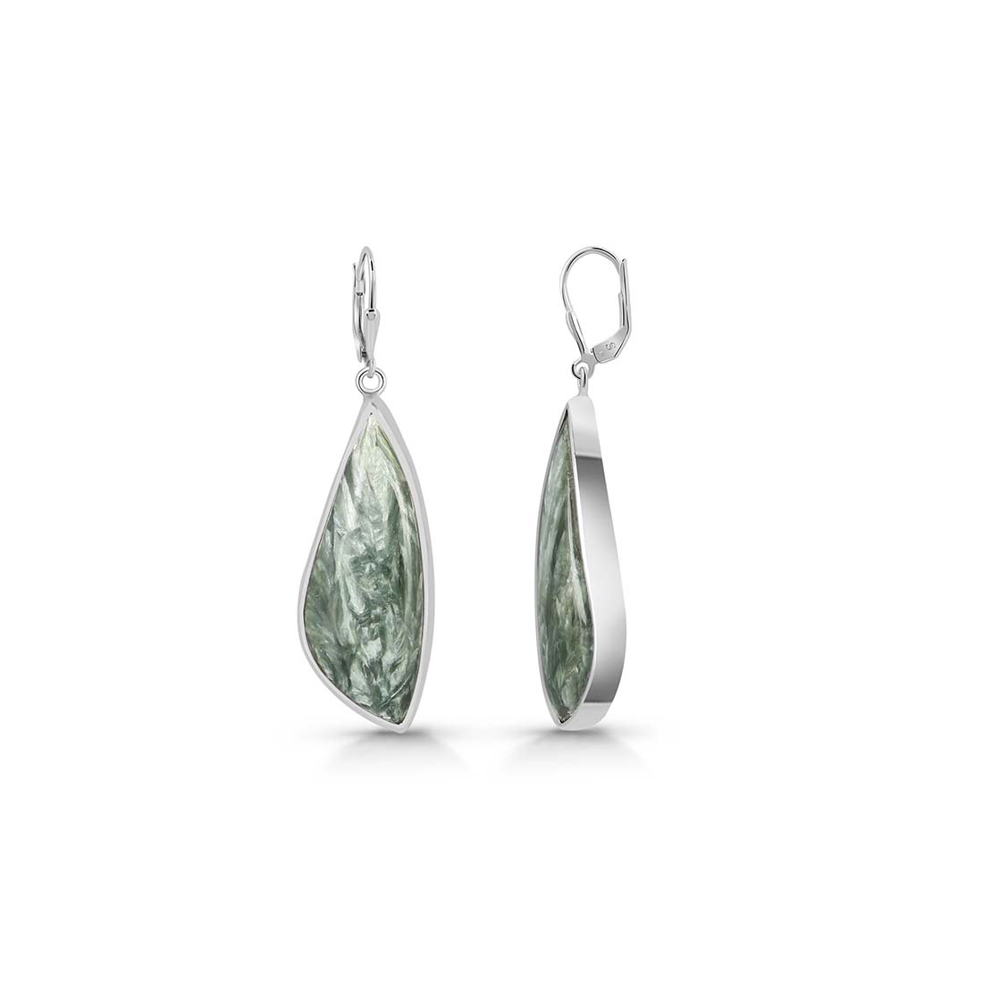 Seraphinite Earring-(SER-E-16.)