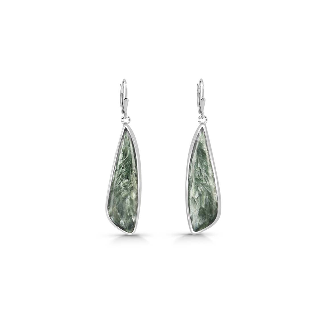 Seraphinite Earring-(SER-E-17.)