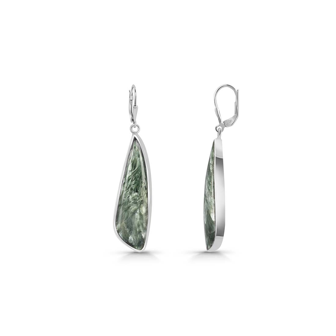 Seraphinite Earring-(SER-E-17.)