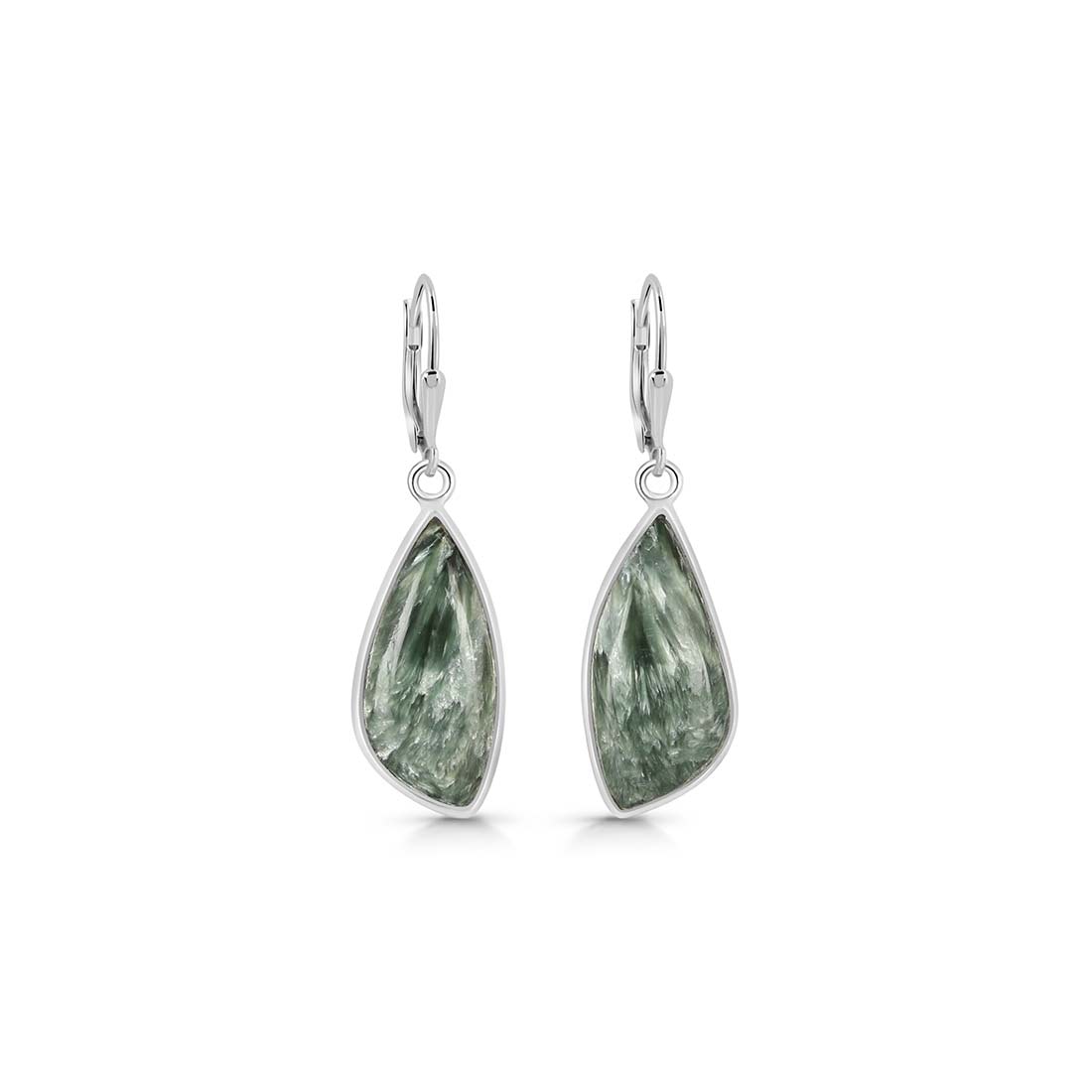 Seraphinite Earring-(SER-E-2.)