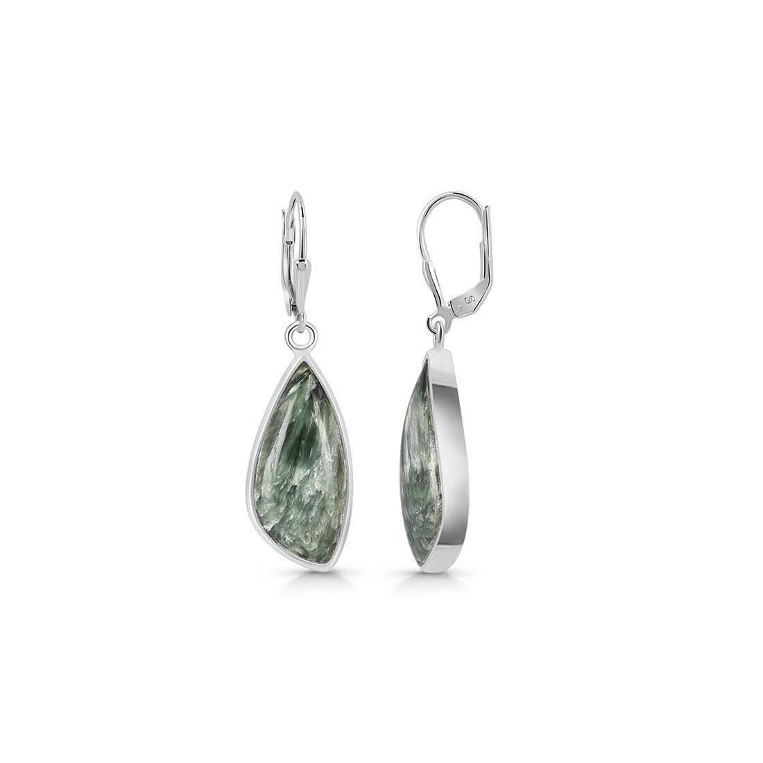 Seraphinite Earring-(SER-E-2.)