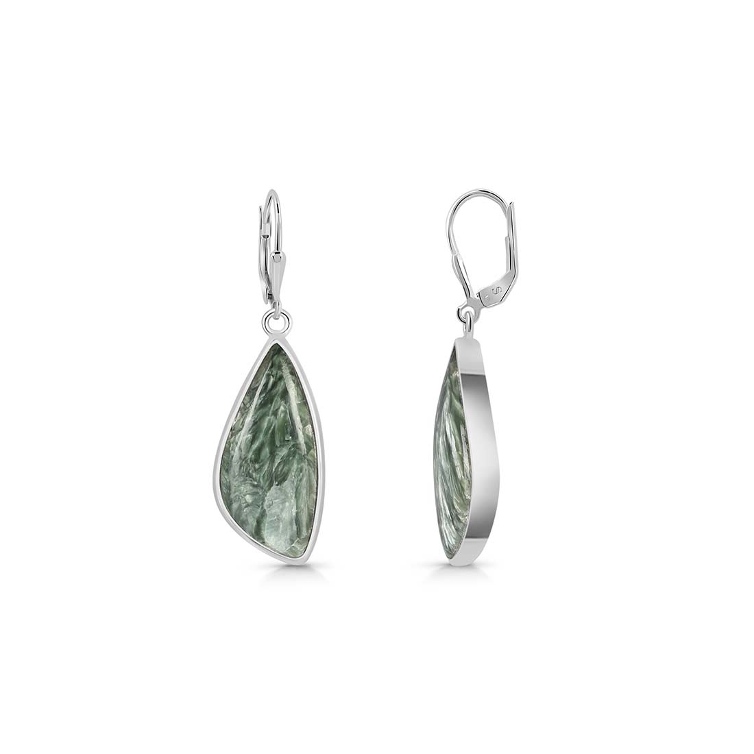 Seraphinite Earring-(SER-E-3.)