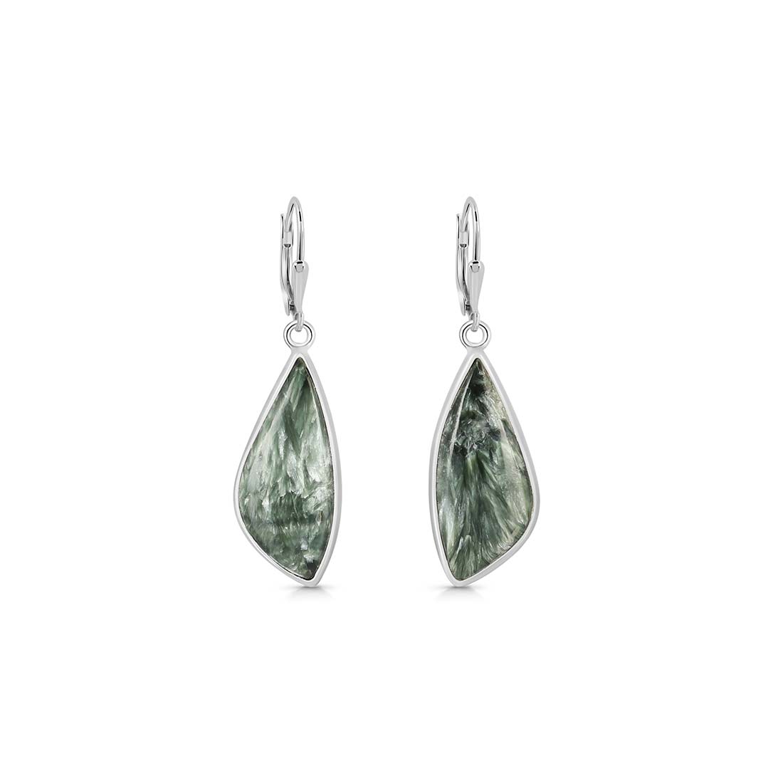 Seraphinite Earring-(SER-E-4.)