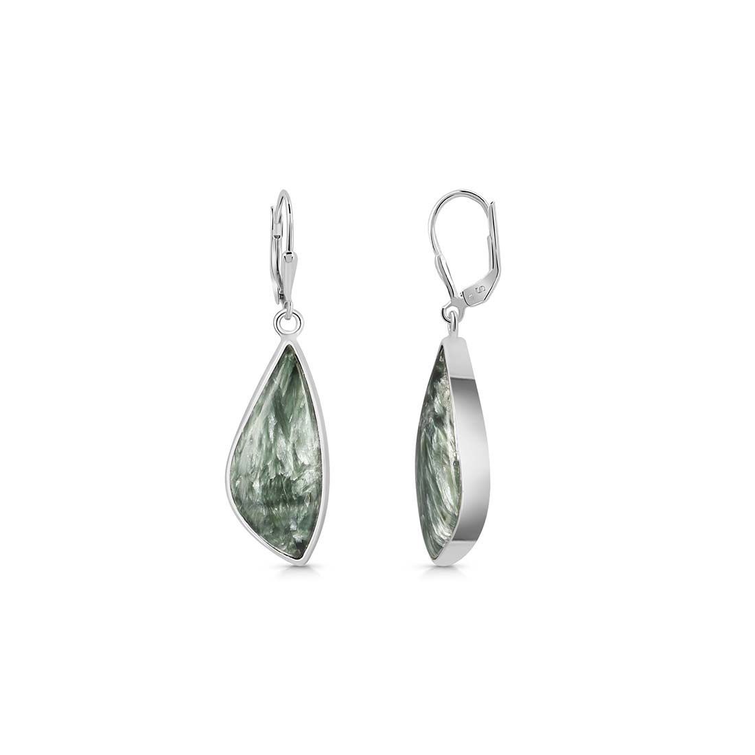 Seraphinite Earring-(SER-E-4.)