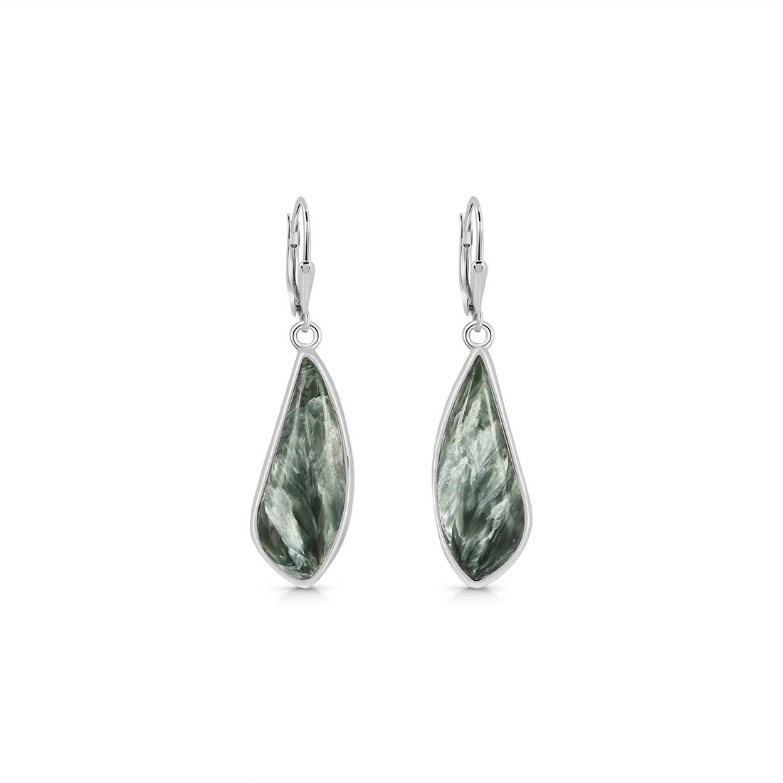 Seraphinite Earring-(SER-E-9.)