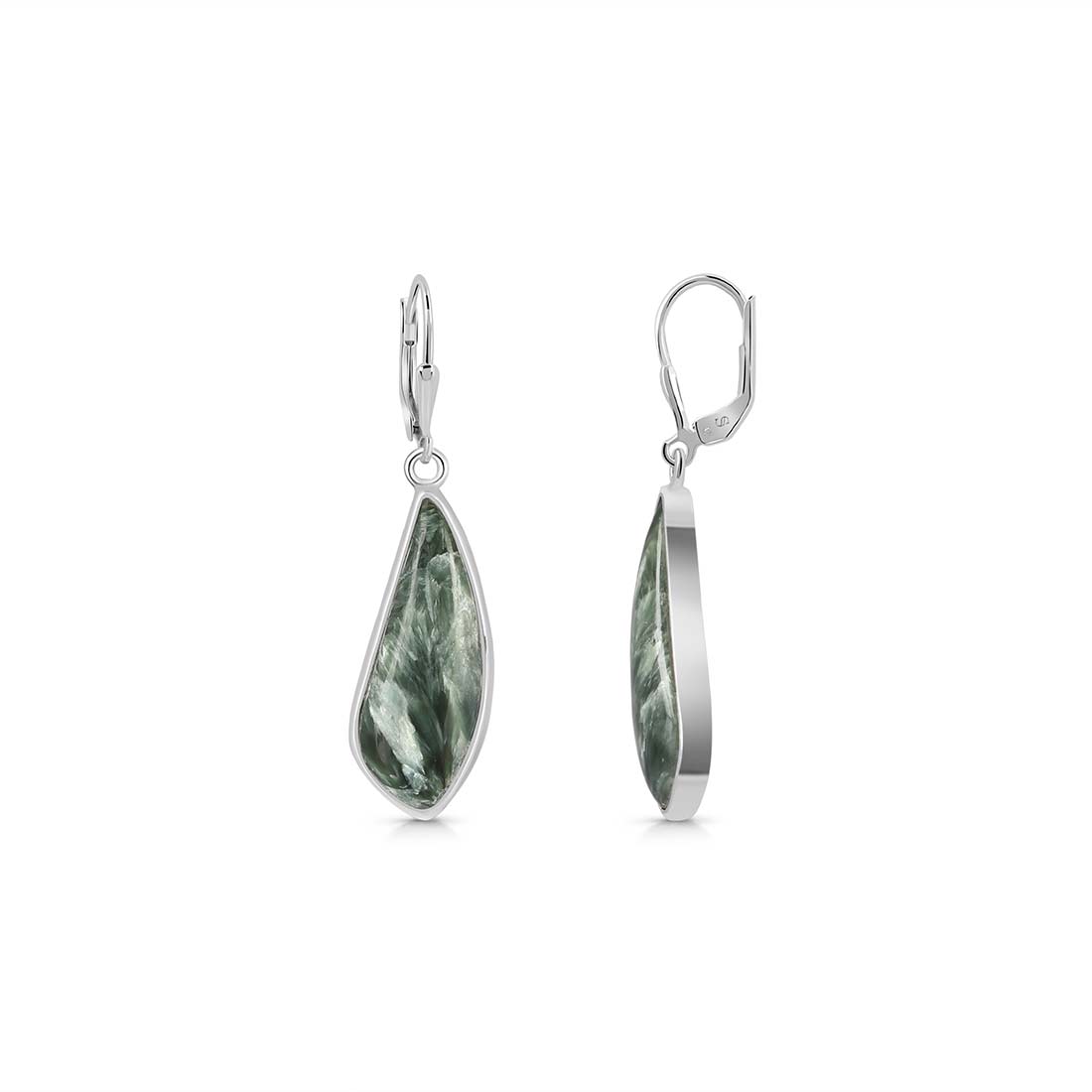 Seraphinite Earring-(SER-E-9.)