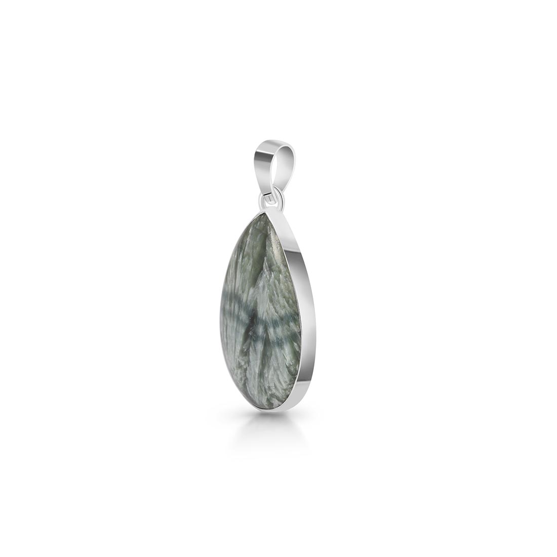 Seraphinite Pendant-(SER-P-17.)