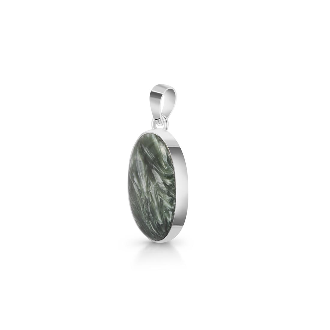 Seraphinite Pendant-(SER-P-18.)