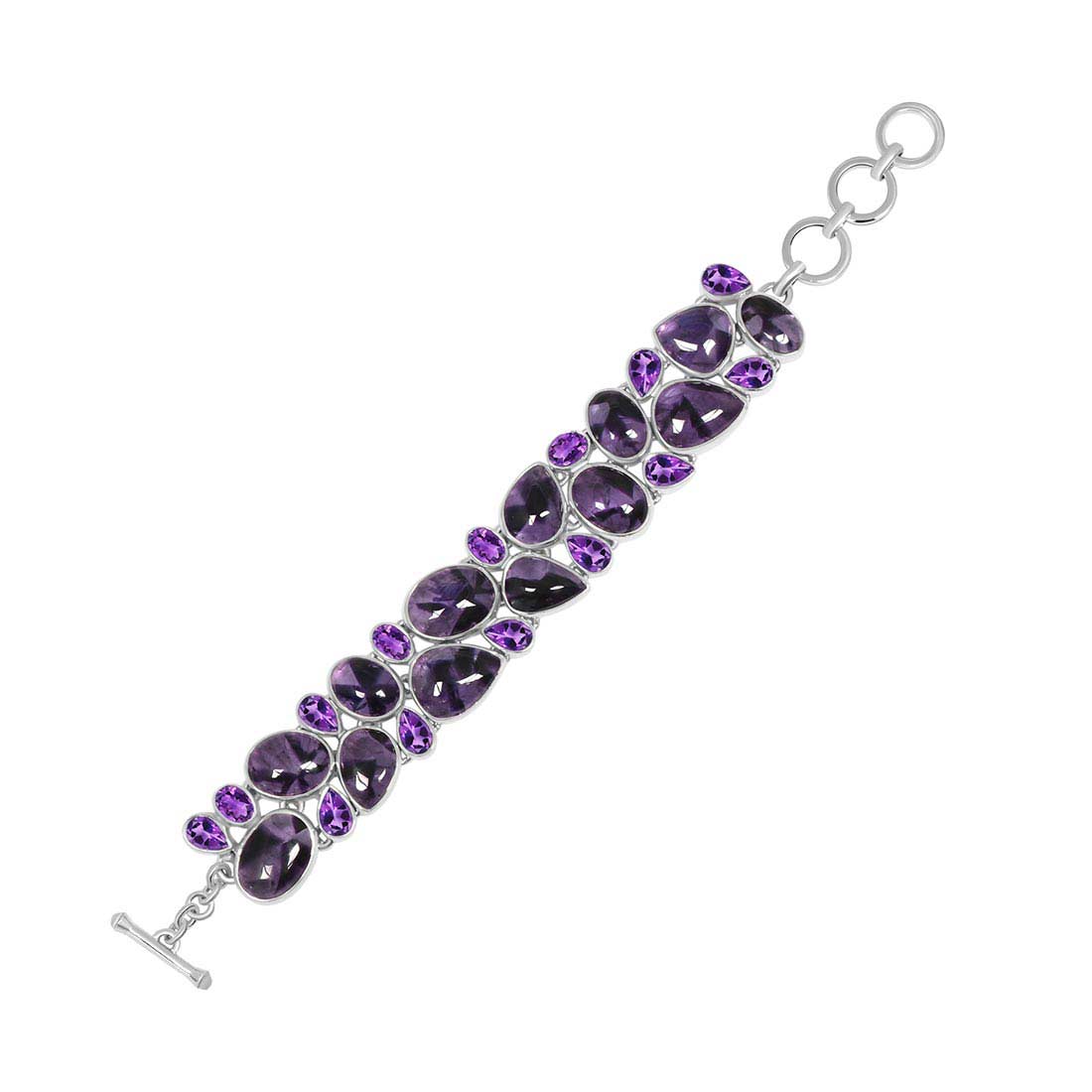 Star Amethyst Bracelet-(STA-B-1.)