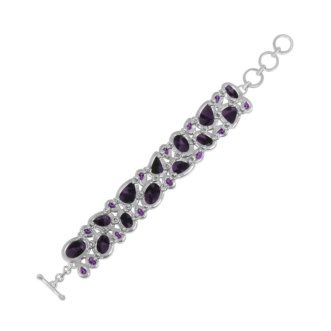 Star Amethyst Bracelet-(STA-B-1.)