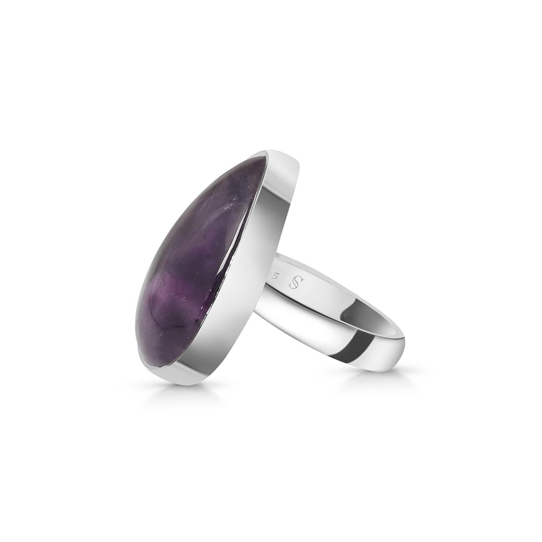 Star Amethyst Adjustable Ring-(STA-R-11.)