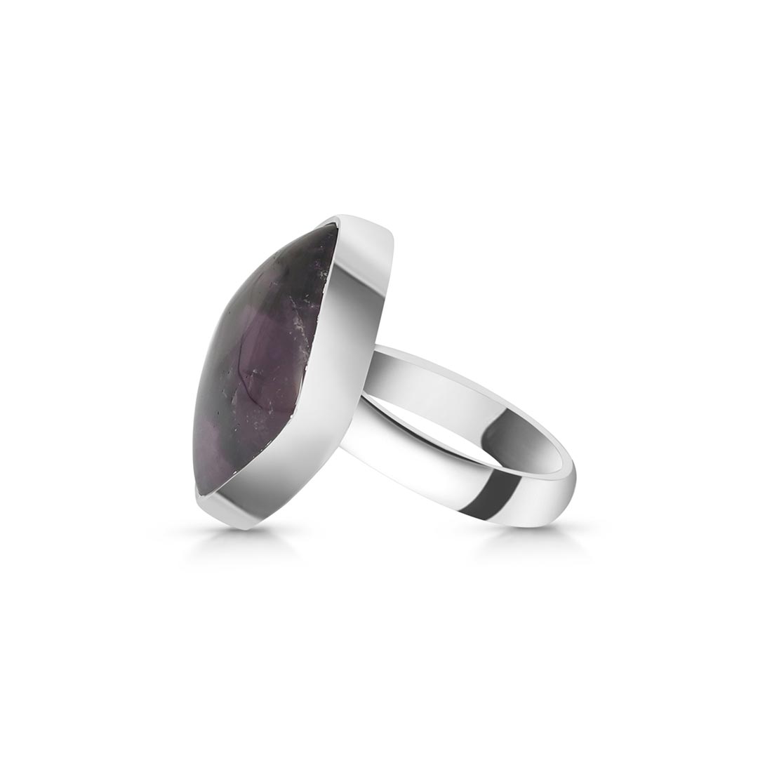 Star Amethyst Adjustable Ring-(STA-R-14.)