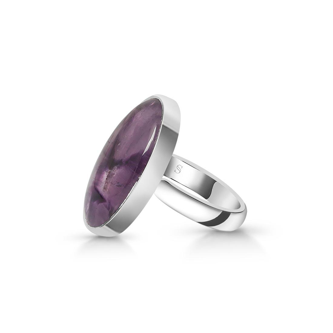 Star Amethyst Adjustable Ring-(STA-R-26.)